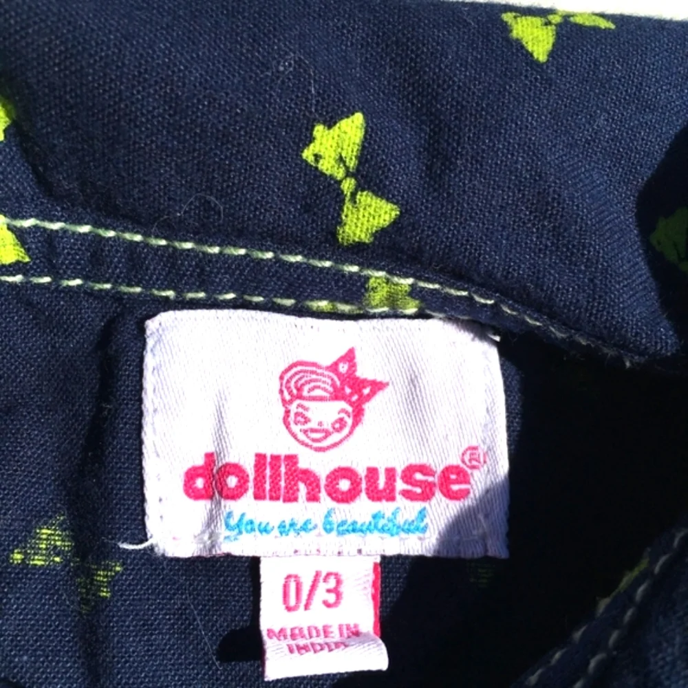 Dollhouse lime bow